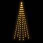 vidaXL LED-Weihnachtsbaum für Fahnenmast Warmweiß 108 LEDs 180 cm vidaXL LED-Weihnachtsbaum für Fahnenmast Warmweiß 108 LEDs 180 cm