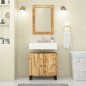 vidaXL Waschbeckenunterschrank Massivholz Mango und Holzwerkstoff vidaXL Waschbeckenunterschrank Massivholz Mango und Holzwerkstoff