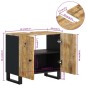 vidaXL Waschbeckenunterschrank Massivholz Mango und Holzwerkstoff vidaXL Waschbeckenunterschrank Massivholz Mango und Holzwerkstoff