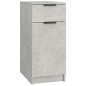 vidaXL Schreibtischschrank Betongrau 33,5x50x75 cm Holzwerkstoff vidaXL Schreibtischschrank Betongrau 33,5x50x75 cm Holzwerkstoff