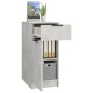 vidaXL Schreibtischschrank Betongrau 33,5x50x75 cm Holzwerkstoff vidaXL Schreibtischschrank Betongrau 33,5x50x75 cm Holzwerkstoff