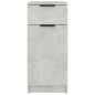 vidaXL Schreibtischschrank Betongrau 33,5x50x75 cm Holzwerkstoff vidaXL Schreibtischschrank Betongrau 33,5x50x75 cm Holzwerkstoff