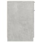 vidaXL Schreibtischschrank Betongrau 33,5x50x75 cm Holzwerkstoff vidaXL Schreibtischschrank Betongrau 33,5x50x75 cm Holzwerkstoff