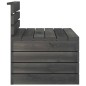 vidaXL Garten-Mittelsofa aus Paletten Massivholz Kiefer Dunkelgrau vidaXL Garten-Mittelsofa aus Paletten Massivholz Kiefer Dunkelgrau