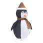 vidaXL Weihnachtsdeko Pinguin LED Luxus-Gewebe 120 cm vidaXL Weihnachtsdeko Pinguin LED Luxus-Gewebe 120 cm