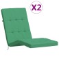 vidaXL Liegestuhl-Auflagen 2 Stk. Grün Oxford-Gewebe vidaXL Liegestuhl-Auflagen 2 Stk. Grün Oxford-Gewebe