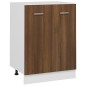 vidaXL Unterschrank Braun Eichen-Optik 60x46x81,5 cm Holzwerkstoff vidaXL Unterschrank Braun Eichen-Optik 60x46x81,5 cm Holzwerkstoff
