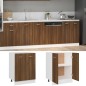 vidaXL Unterschrank Braun Eichen-Optik 60x46x81,5 cm Holzwerkstoff vidaXL Unterschrank Braun Eichen-Optik 60x46x81,5 cm Holzwerkstoff