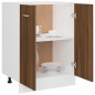vidaXL Unterschrank Braun Eichen-Optik 60x46x81,5 cm Holzwerkstoff vidaXL Unterschrank Braun Eichen-Optik 60x46x81,5 cm Holzwerkstoff