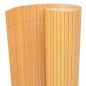 vidaXL Gartenzaun Doppelseitig 110x300 cm Gelb vidaXL Gartenzaun Doppelseitig 110x300 cm Gelb
