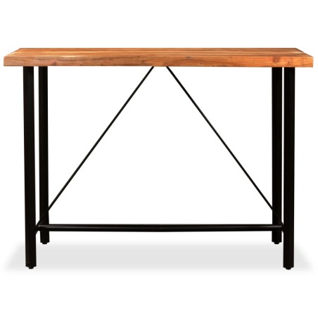 vidaXL Bartisch Akazie Massivholz 150 x 70 x 107 cm