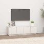 vidaXL TV-Schrank Weiß 140x40x40 cm Massivholz Kiefer vidaXL TV-Schrank Weiß 140x40x40 cm Massivholz Kiefer