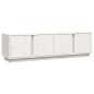vidaXL TV-Schrank Weiß 140x40x40 cm Massivholz Kiefer vidaXL TV-Schrank Weiß 140x40x40 cm Massivholz Kiefer