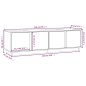 vidaXL TV-Schrank Weiß 140x40x40 cm Massivholz Kiefer vidaXL TV-Schrank Weiß 140x40x40 cm Massivholz Kiefer