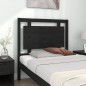 vidaXL Kopfteil Schwarz 95,5x4x100 cm Massivholz Kiefer vidaXL Kopfteil Schwarz 95,5x4x100 cm Massivholz Kiefer