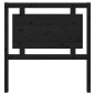vidaXL Kopfteil Schwarz 95,5x4x100 cm Massivholz Kiefer vidaXL Kopfteil Schwarz 95,5x4x100 cm Massivholz Kiefer