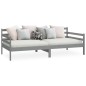 vidaXL Tagesbett Grau Kiefer Massivholz 90x200 cm vidaXL Tagesbett Grau Kiefer Massivholz 90x200 cm
