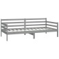 vidaXL Tagesbett Grau Kiefer Massivholz 90x200 cm vidaXL Tagesbett Grau Kiefer Massivholz 90x200 cm