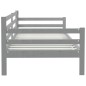 vidaXL Tagesbett Grau Kiefer Massivholz 90x200 cm vidaXL Tagesbett Grau Kiefer Massivholz 90x200 cm