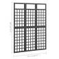 vidaXL 3-tlg. Paravent/Spalier Massivholz Tanne Schwarz 121x180 cm vidaXL 3-tlg. Paravent/Spalier Massivholz Tanne Schwarz 121x180 cm