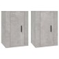 vidaXL TV-Wandschränke 2 Stk. Betongrau 40x34,5x60 cm vidaXL TV-Wandschränke 2 Stk. Betongrau 40x34,5x60 cm