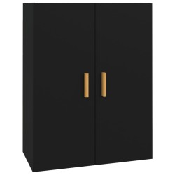 vidaXL Hängeschrank Schwarz 69,5x34x90 cm