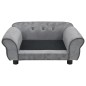 Hundesofa Grau 72x45x30 cm Plüsch Hundesofa Grau 72x45x30 cm Plüsch