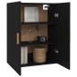 vidaXL Hängeschrank Schwarz 69,5x34x90 cm vidaXL Hängeschrank Schwarz 69,5x34x90 cm