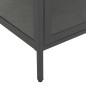 vidaXL Vitrine Anthrazit 90x40x180 cm Stahl und Gehärtetes Glas vidaXL Vitrine Anthrazit 90x40x180 cm Stahl und Gehärtetes Glas