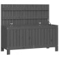 vidaXL Gartentruhe Grau 115x49x60 cm Massivholz Kiefer vidaXL Gartentruhe Grau 115x49x60 cm Massivholz Kiefer