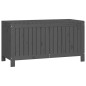 vidaXL Gartentruhe Grau 115x49x60 cm Massivholz Kiefer vidaXL Gartentruhe Grau 115x49x60 cm Massivholz Kiefer