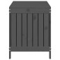 vidaXL Gartentruhe Grau 115x49x60 cm Massivholz Kiefer vidaXL Gartentruhe Grau 115x49x60 cm Massivholz Kiefer