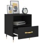 vidaXL Nachttische 2 Stk. Schwarz 40x35x47,5 cm Holzwerkstoff vidaXL Nachttische 2 Stk. Schwarz 40x35x47,5 cm Holzwerkstoff