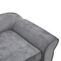 Hundesofa Grau 72x45x30 cm Plüsch Hundesofa Grau 72x45x30 cm Plüsch
