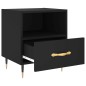 vidaXL Nachttische 2 Stk. Schwarz 40x35x47,5 cm Holzwerkstoff vidaXL Nachttische 2 Stk. Schwarz 40x35x47,5 cm Holzwerkstoff