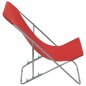 vidaXL Klappbare Strandstühle 2 Stk. Stahl und Oxford-Gewebe Rot vidaXL Klappbare Strandstühle 2 Stk. Stahl und Oxford-Gewebe Rot