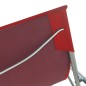 vidaXL Klappbare Strandstühle 2 Stk. Stahl und Oxford-Gewebe Rot vidaXL Klappbare Strandstühle 2 Stk. Stahl und Oxford-Gewebe Rot