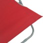vidaXL Klappbare Strandstühle 2 Stk. Stahl und Oxford-Gewebe Rot vidaXL Klappbare Strandstühle 2 Stk. Stahl und Oxford-Gewebe Rot