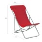 vidaXL Klappbare Strandstühle 2 Stk. Stahl und Oxford-Gewebe Rot vidaXL Klappbare Strandstühle 2 Stk. Stahl und Oxford-Gewebe Rot