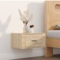 vidaXL Wand-Nachttische 2 Stk. Sonoma-Eiche 50x36x25 cm vidaXL Wand-Nachttische 2 Stk. Sonoma-Eiche 50x36x25 cm
