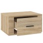 vidaXL Wand-Nachttische 2 Stk. Sonoma-Eiche 50x36x25 cm vidaXL Wand-Nachttische 2 Stk. Sonoma-Eiche 50x36x25 cm