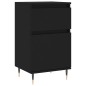 vidaXL Sideboards 2 Stk. Schwarz 40x35x70 cm Holzwerkstoff vidaXL Sideboards 2 Stk. Schwarz 40x35x70 cm Holzwerkstoff