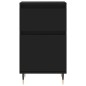 vidaXL Sideboards 2 Stk. Schwarz 40x35x70 cm Holzwerkstoff vidaXL Sideboards 2 Stk. Schwarz 40x35x70 cm Holzwerkstoff