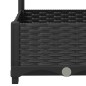 vidaXL Pflanzkübel mit Spalier Schwarz 120x40x121,5 cm PP vidaXL Pflanzkübel mit Spalier Schwarz 120x40x121,5 cm PP