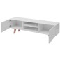 vidaXL TV-Schrank MDF 150 x 35 x 48,5 cm Hochglanz Weiß vidaXL TV-Schrank MDF 150 x 35 x 48,5 cm Hochglanz Weiß