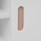 vidaXL TV-Schrank MDF 150 x 35 x 48,5 cm Hochglanz Weiß vidaXL TV-Schrank MDF 150 x 35 x 48,5 cm Hochglanz Weiß