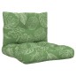 Palettenkissen 2 Stk. Blattmuster Oxford-Gewebe Palettenkissen 2 Stk. Blattmuster Oxford-Gewebe
