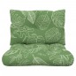 Palettenkissen 2 Stk. Blattmuster Oxford-Gewebe Palettenkissen 2 Stk. Blattmuster Oxford-Gewebe