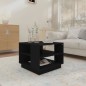 vidaXL Couchtisch Schwarz 55x55x43 cm Holzwerkstoff vidaXL Couchtisch Schwarz 55x55x43 cm Holzwerkstoff