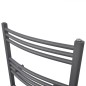 Handtuchheizkörper Warmwasser Gebogen Grau 500x1160 mm Handtuchheizkörper Warmwasser Gebogen Grau 500x1160 mm